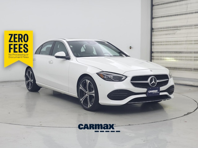 White 2025 Mercedes-Benz C-Class Sedan Rear-Wheel Drive Automatic