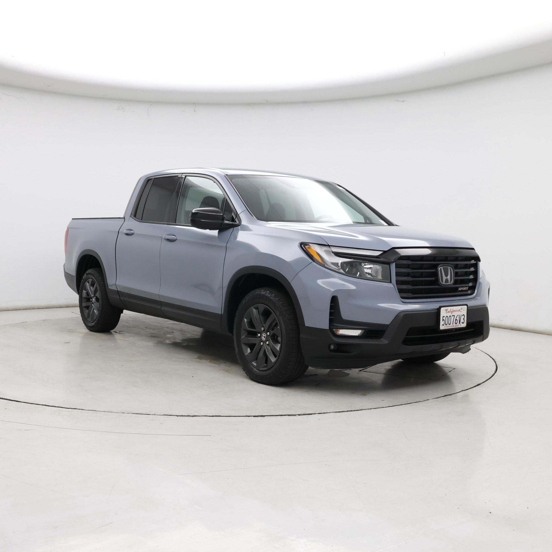 Gray 2023 Honda Ridgeline Pickup Truck All-Wheel Drive Automatic