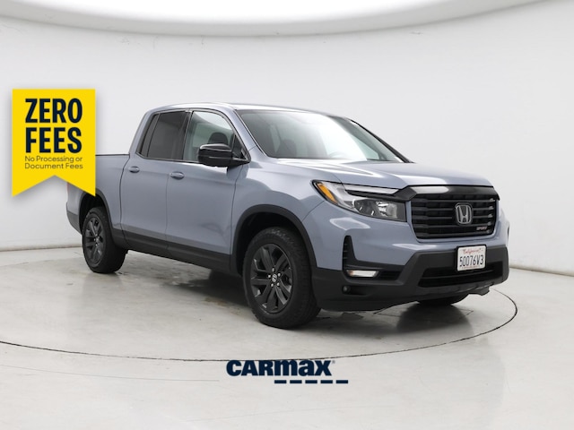 Gray 2023 Honda Ridgeline Pickup Truck All-Wheel Drive Automatic