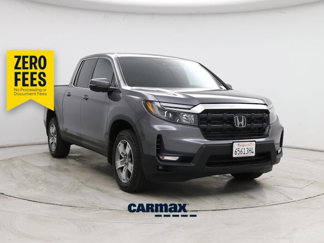 Gray 2025 Honda Ridgeline Pickup Truck All-Wheel Drive Automatic