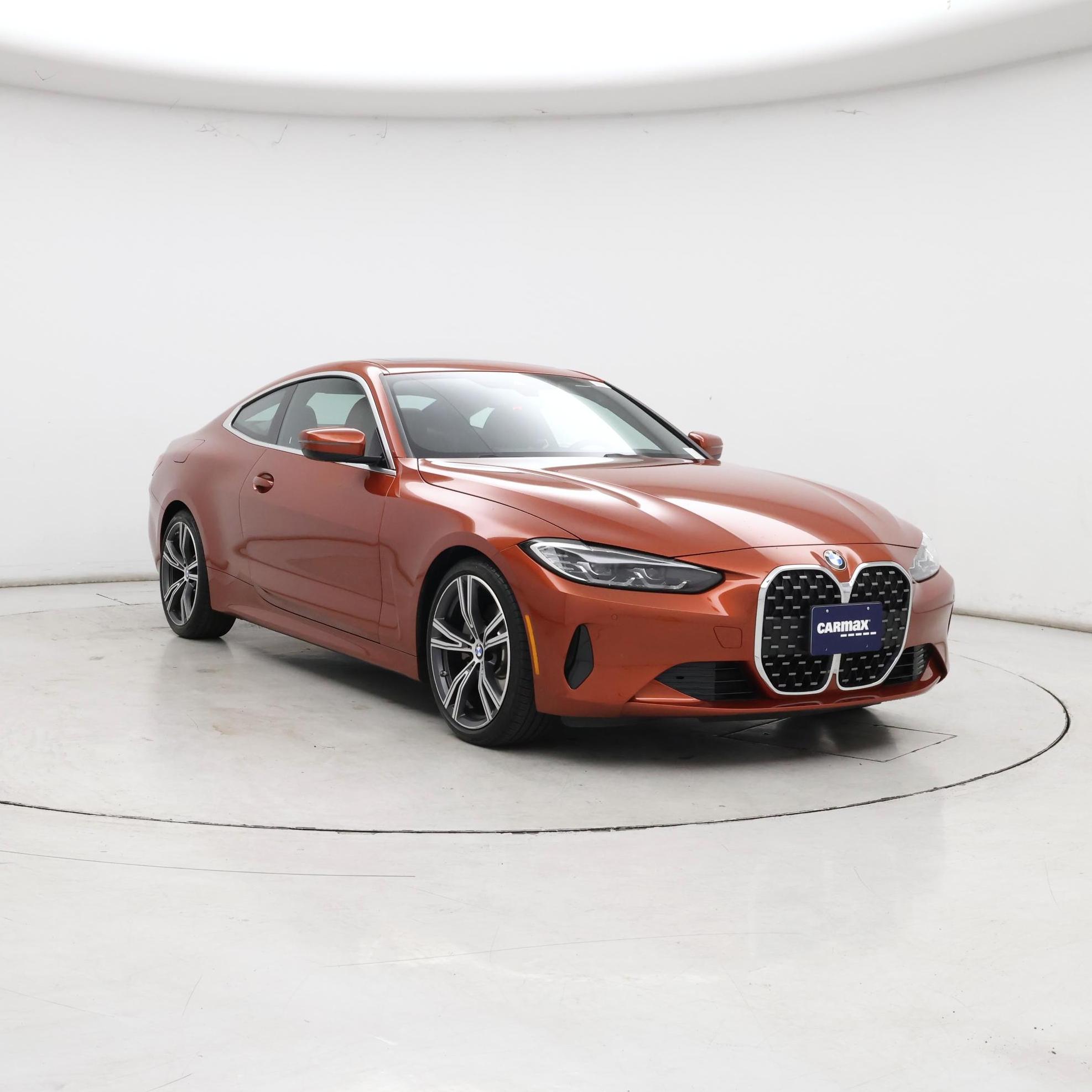 Orange 2024 BMW 4 Series Coupe Rear-Wheel Drive Automatic