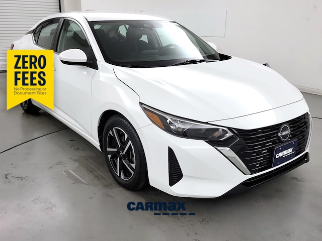 White 2024 Nissan Sentra Sedan Front-Wheel Drive Automatic