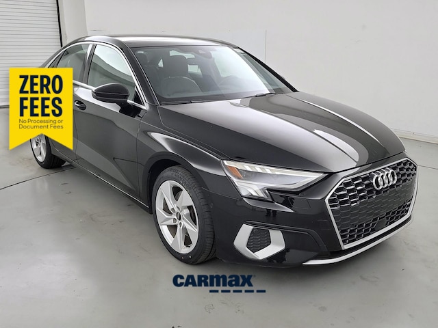 Black 2024 Audi A3 Sedan Front-Wheel Drive Automatic