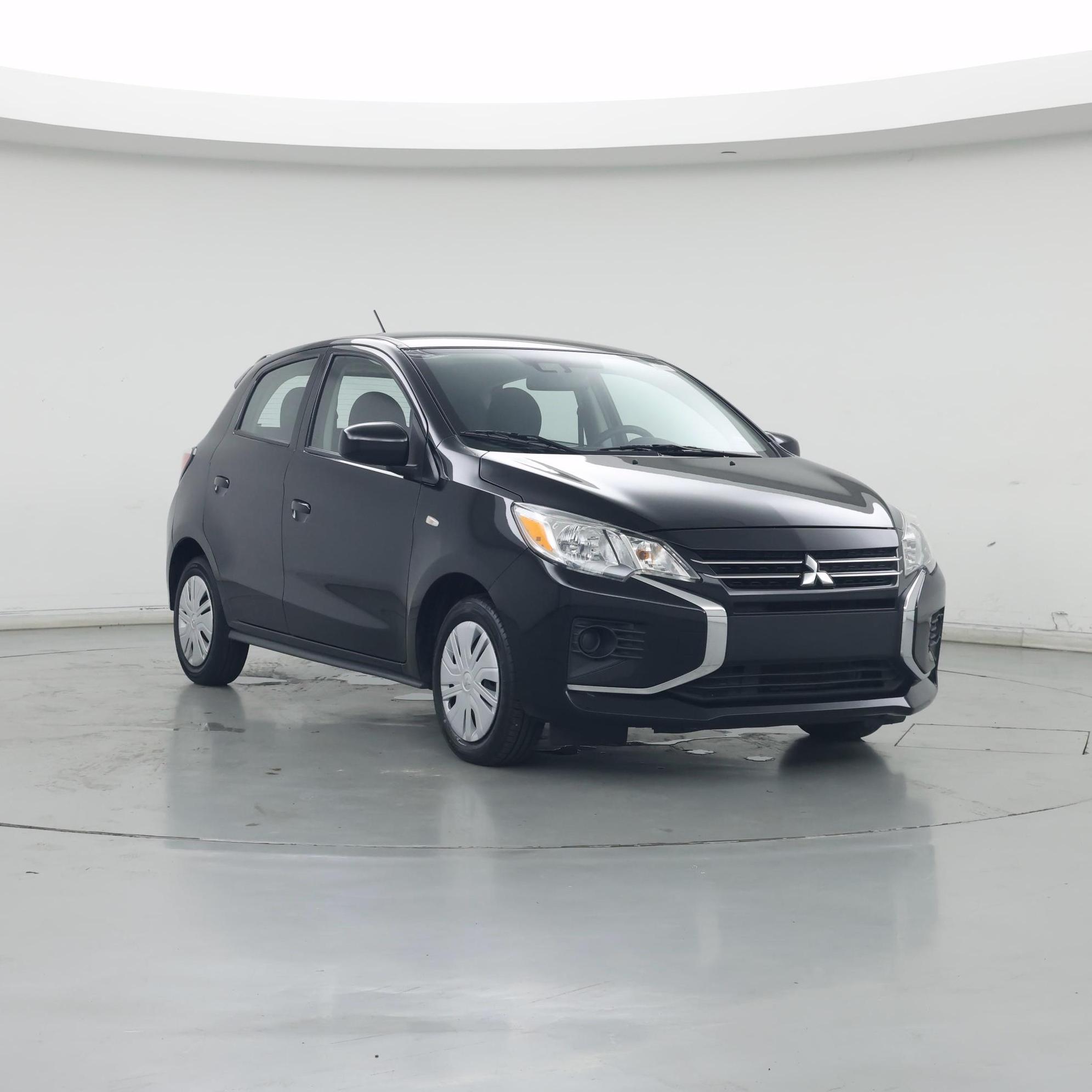 Blue 2024 Mitsubishi Mirage Hatchback Front-Wheel Drive Automatic