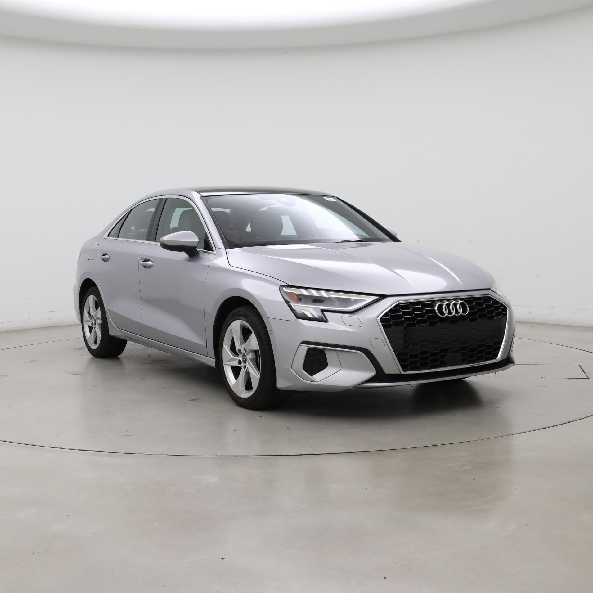 Silver 2024 Audi A3 Sedan Front-Wheel Drive Automatic