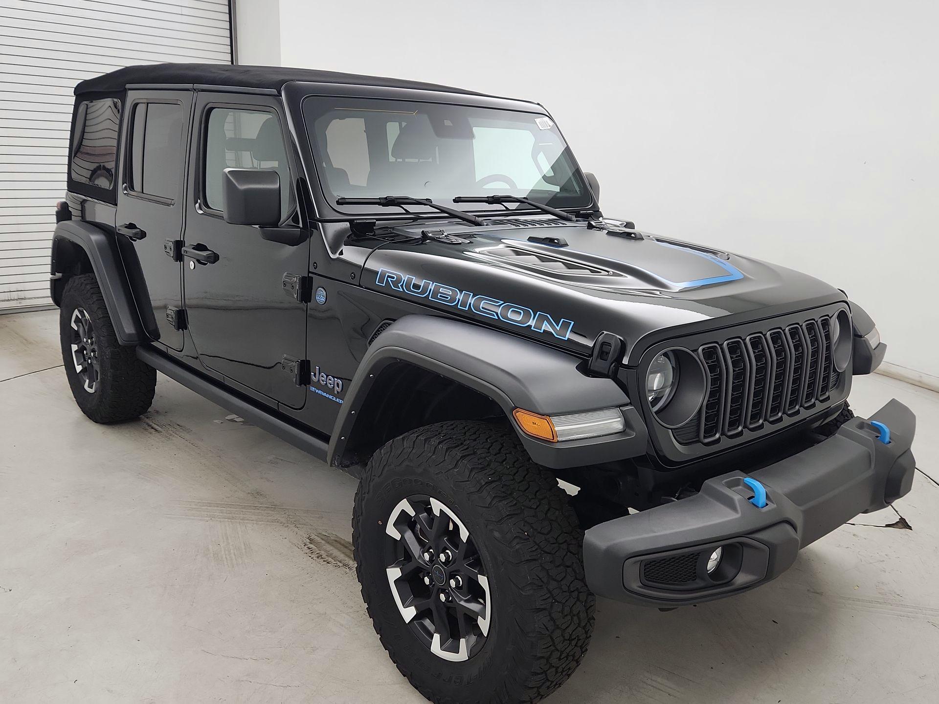 Black 2024 Jeep Wrangler 4xe SUV / Crossover Four-Wheel Drive Automatic
