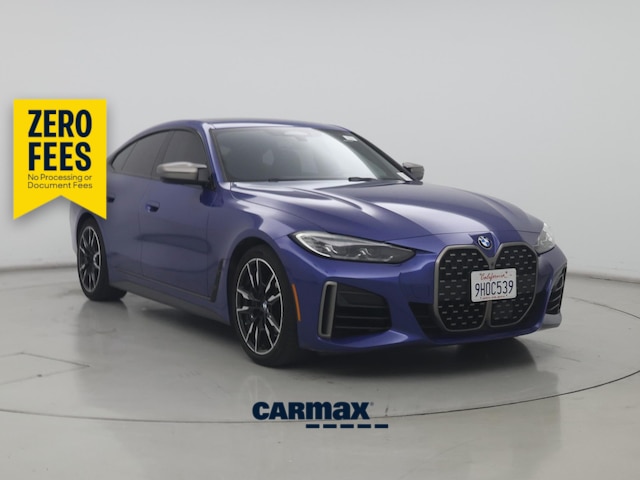 Blue 2024 BMW 4 Series Sedan Rear-Wheel Drive Automatic