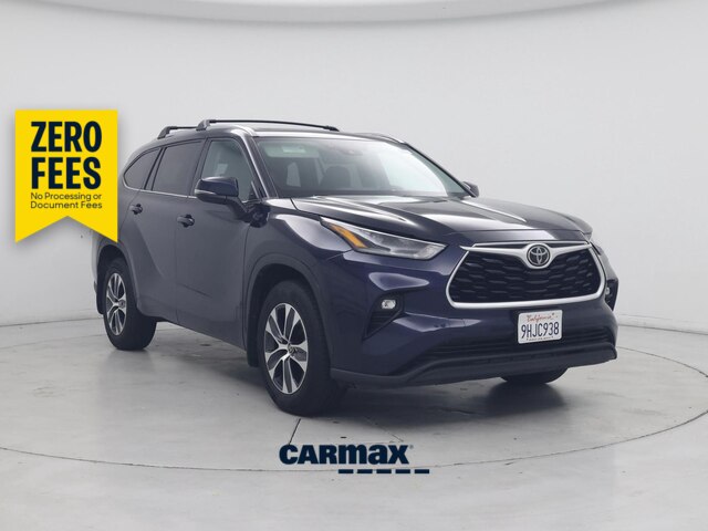 Blue 2021 Toyota Highlander SUV / Crossover All-Wheel Drive Automatic