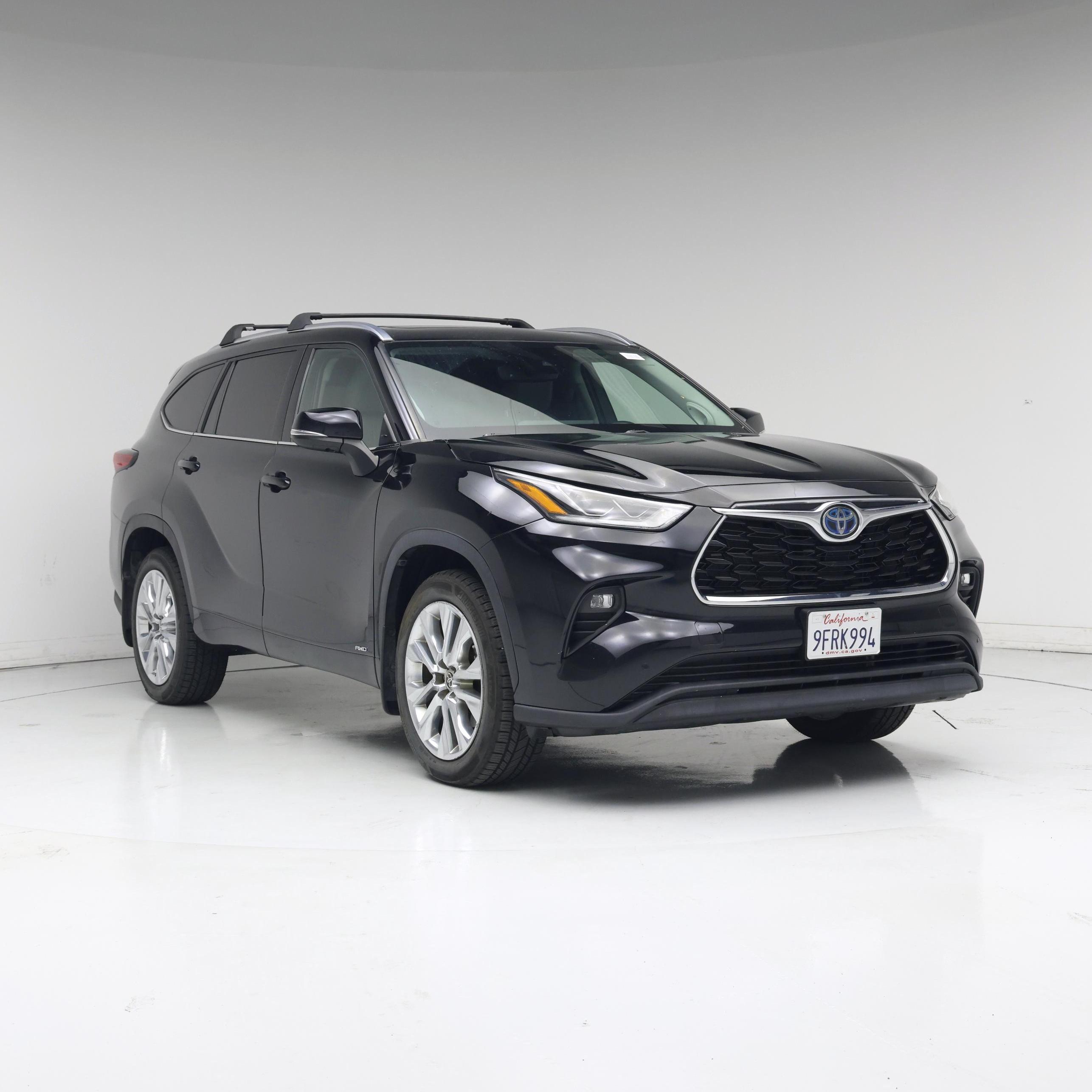Black 2023 Toyota Highlander Hybrid SUV / Crossover All-Wheel Drive Automatic