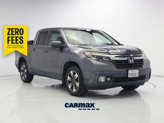 Gray 2017 Honda Ridgeline Pickup Truck All-Wheel Drive Automatic