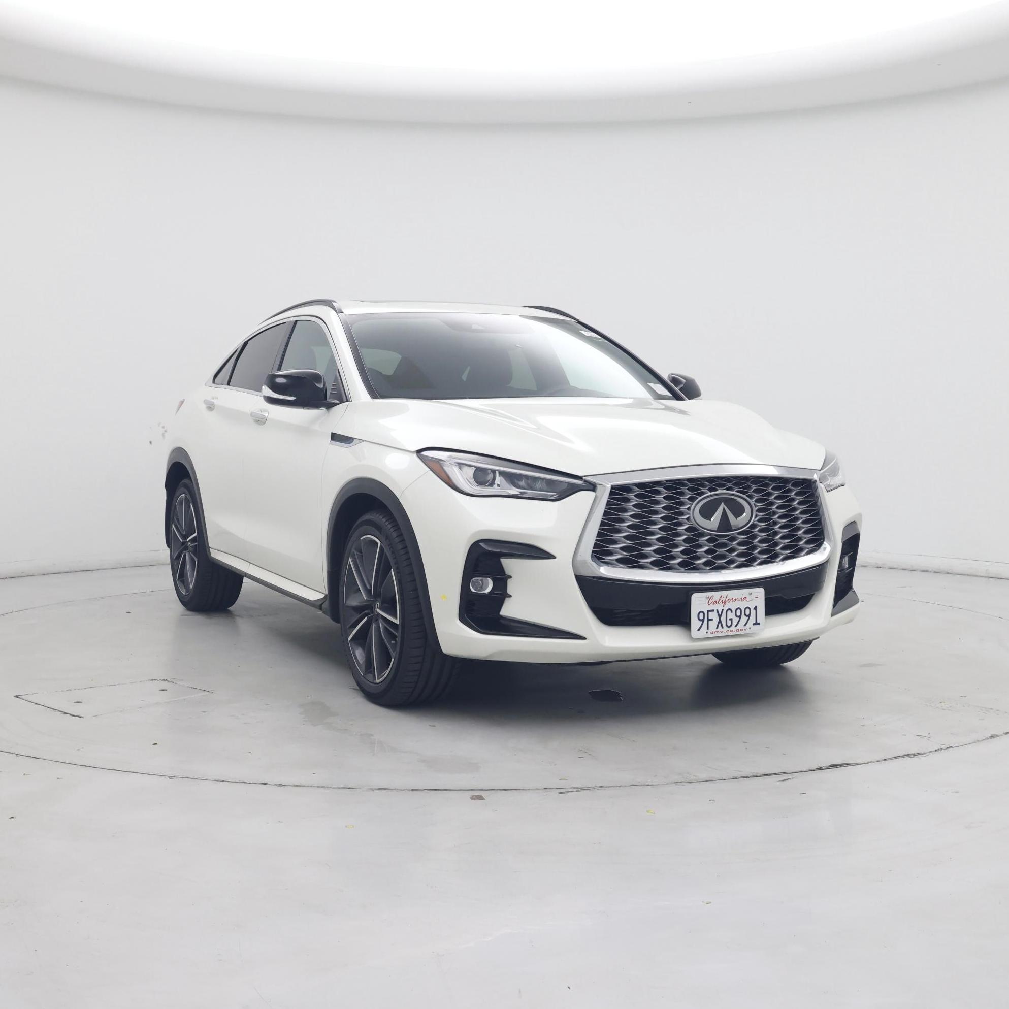 White 2023 INFINITI QX55 SUV / Crossover All-Wheel Drive Automatic