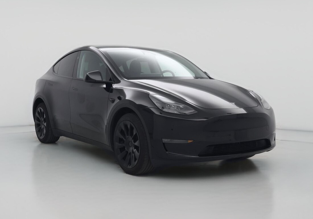 2023 Tesla Model Y Long Range All-Wheel Drive in Black — CarMax photo