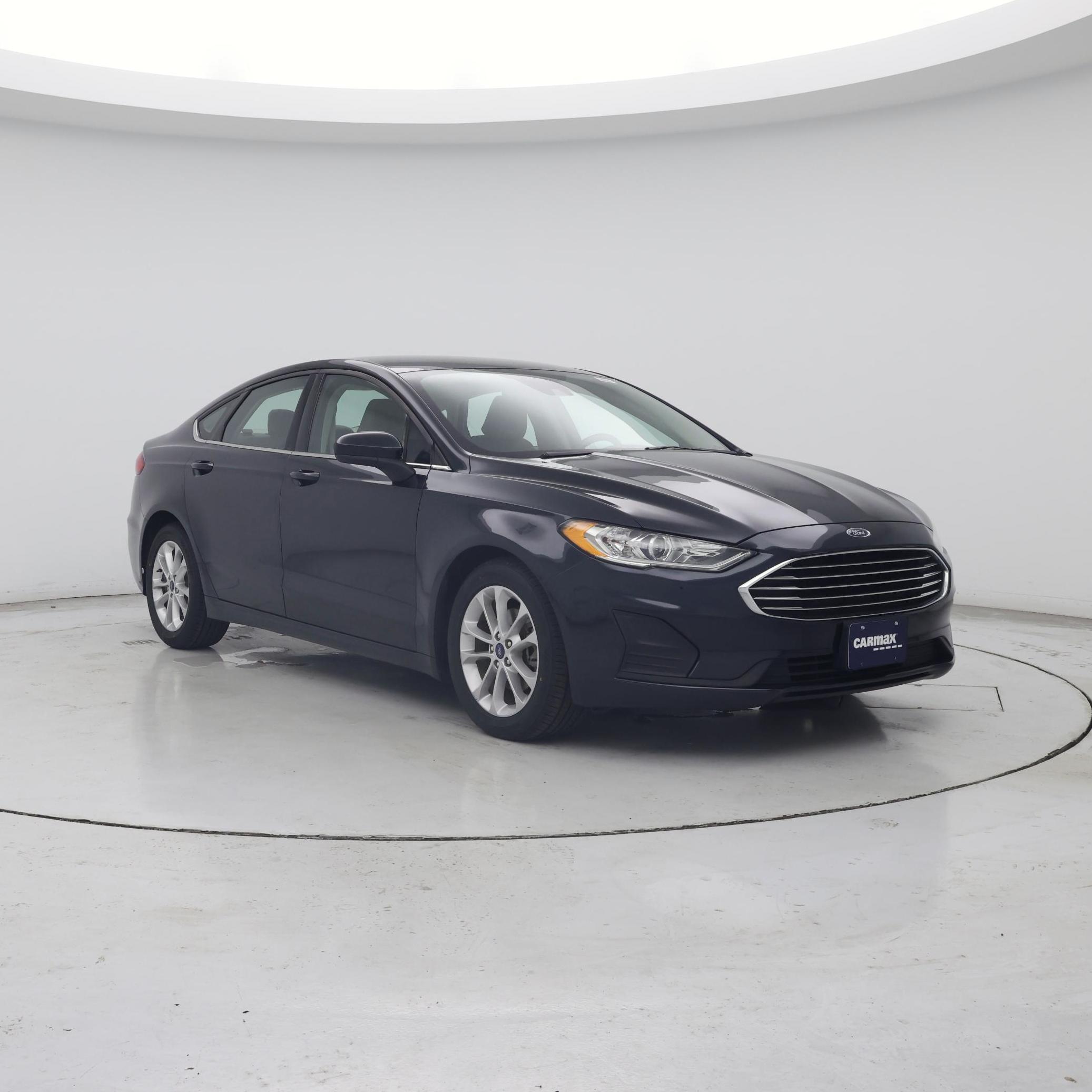 Blue 2020 Ford Fusion Sedan Front-Wheel Drive Automatic