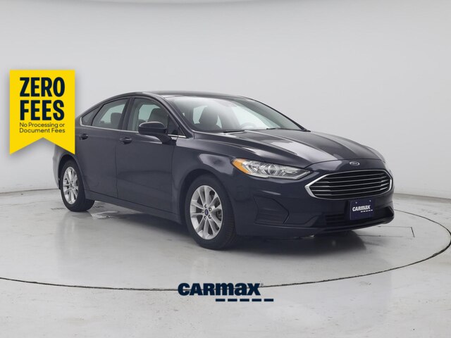 Blue 2020 Ford Fusion Sedan Front-Wheel Drive Automatic