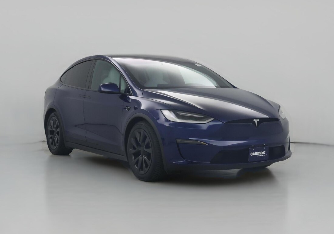 2023 Tesla Model X Plaid in Blue — CarMax photo