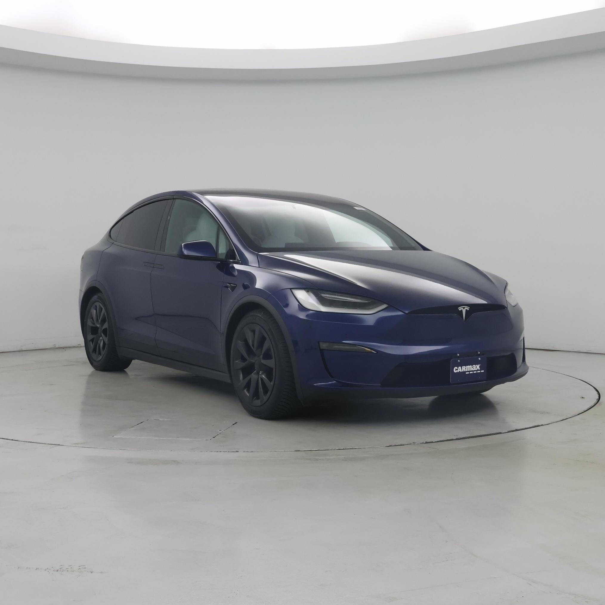 Blue 2023 Tesla Model X SUV / Crossover All-Wheel Drive Automatic