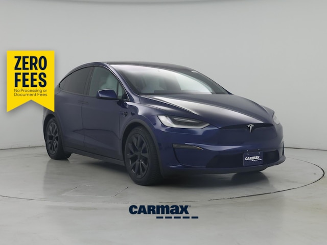 Blue 2023 Tesla Model X SUV / Crossover All-Wheel Drive Automatic