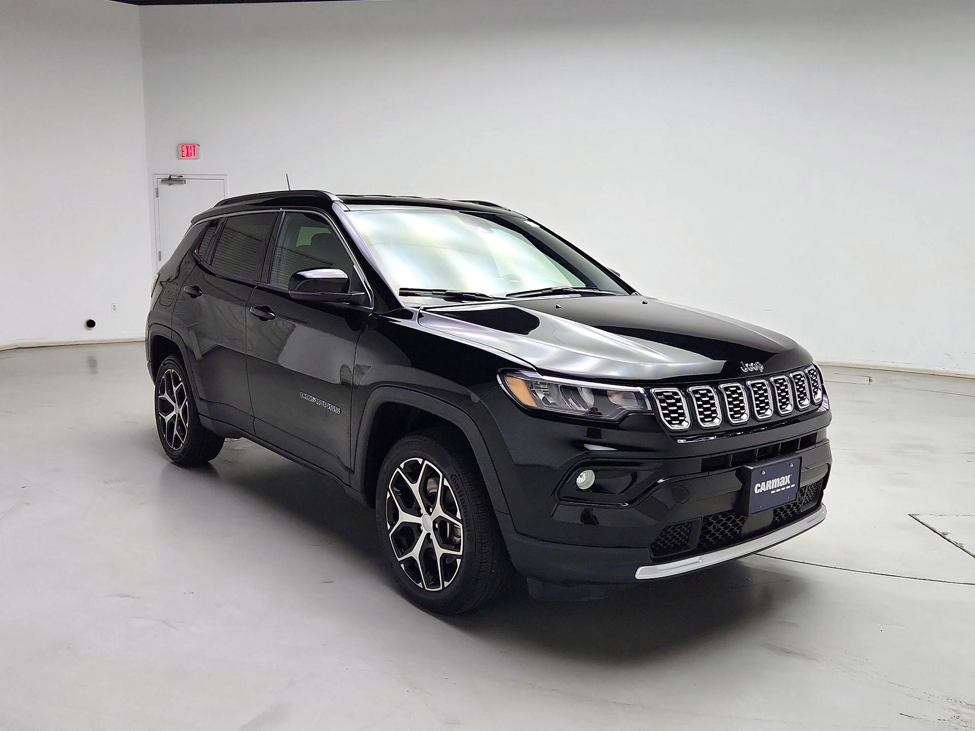 Black 2024 Jeep Compass SUV / Crossover Four-Wheel Drive Automatic