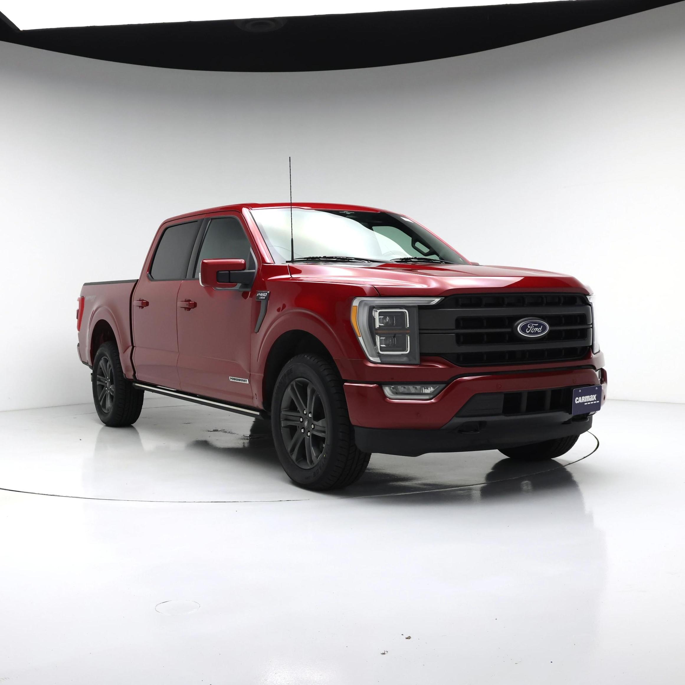 Red 2023 Ford F-150 Pickup Truck Four-Wheel Drive Automatic