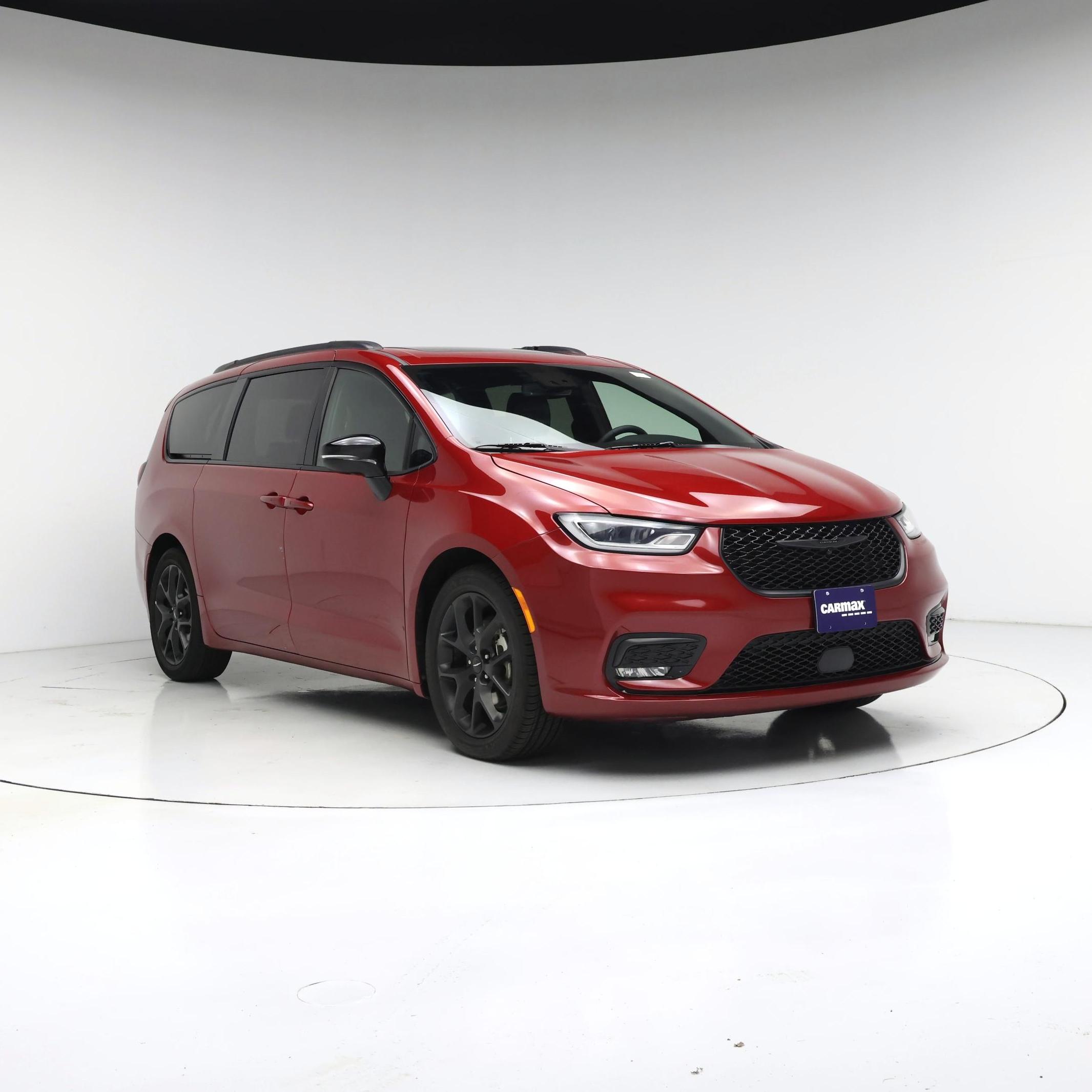 Red 2025 Chrysler Pacifica Minivan Front-Wheel Drive Automatic