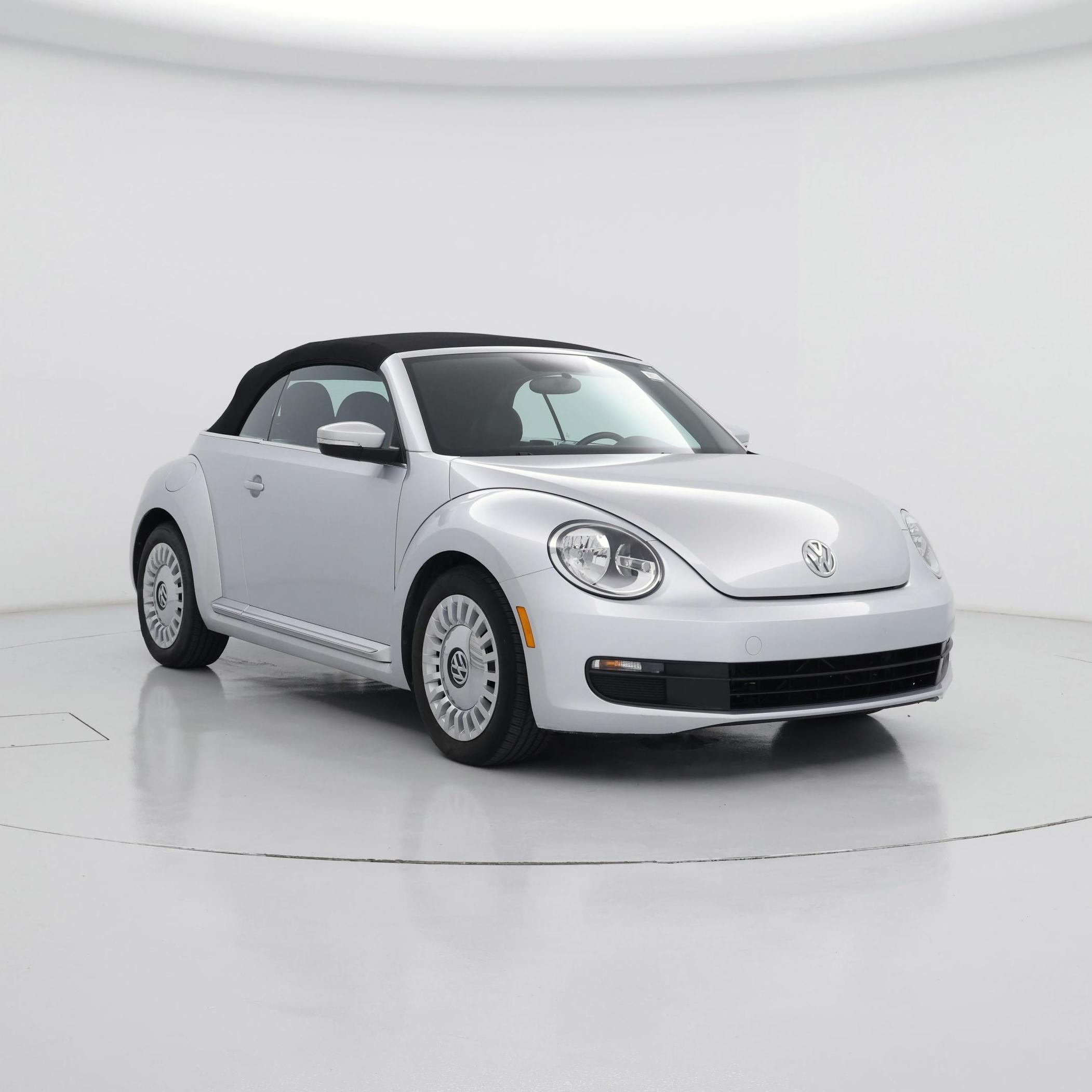 Silver 2014 Volkswagen Beetle Convertible Front-Wheel Drive Automatic