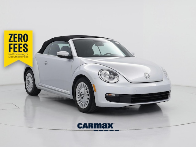 Silver 2014 Volkswagen Beetle Convertible Front-Wheel Drive Automatic