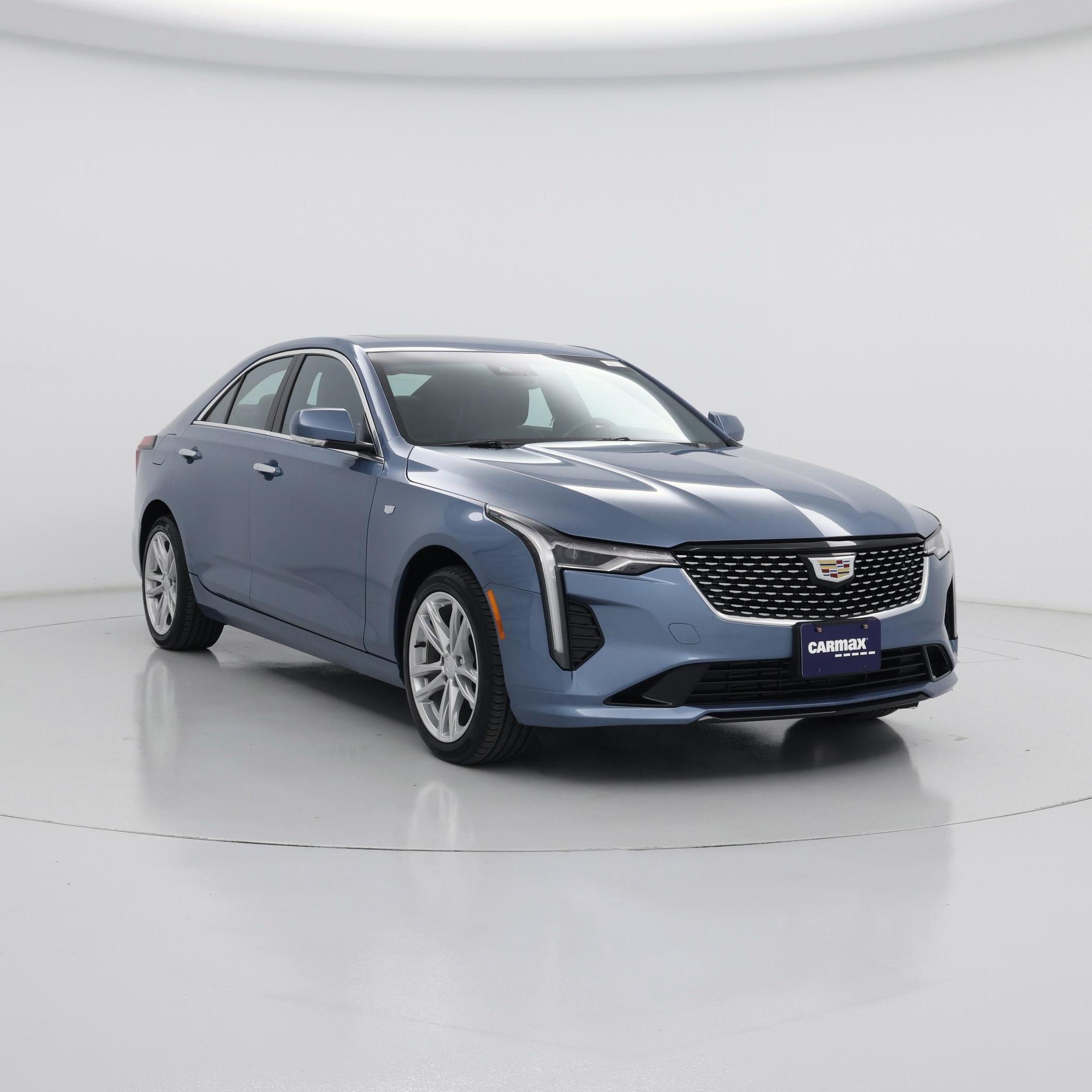 Blue 2023 Cadillac CT4 Sedan All-Wheel Drive Automatic