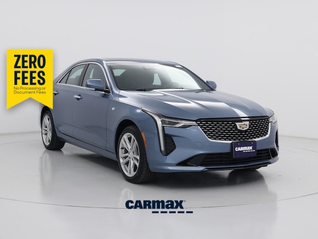 Blue 2023 Cadillac CT4 Sedan All-Wheel Drive Automatic