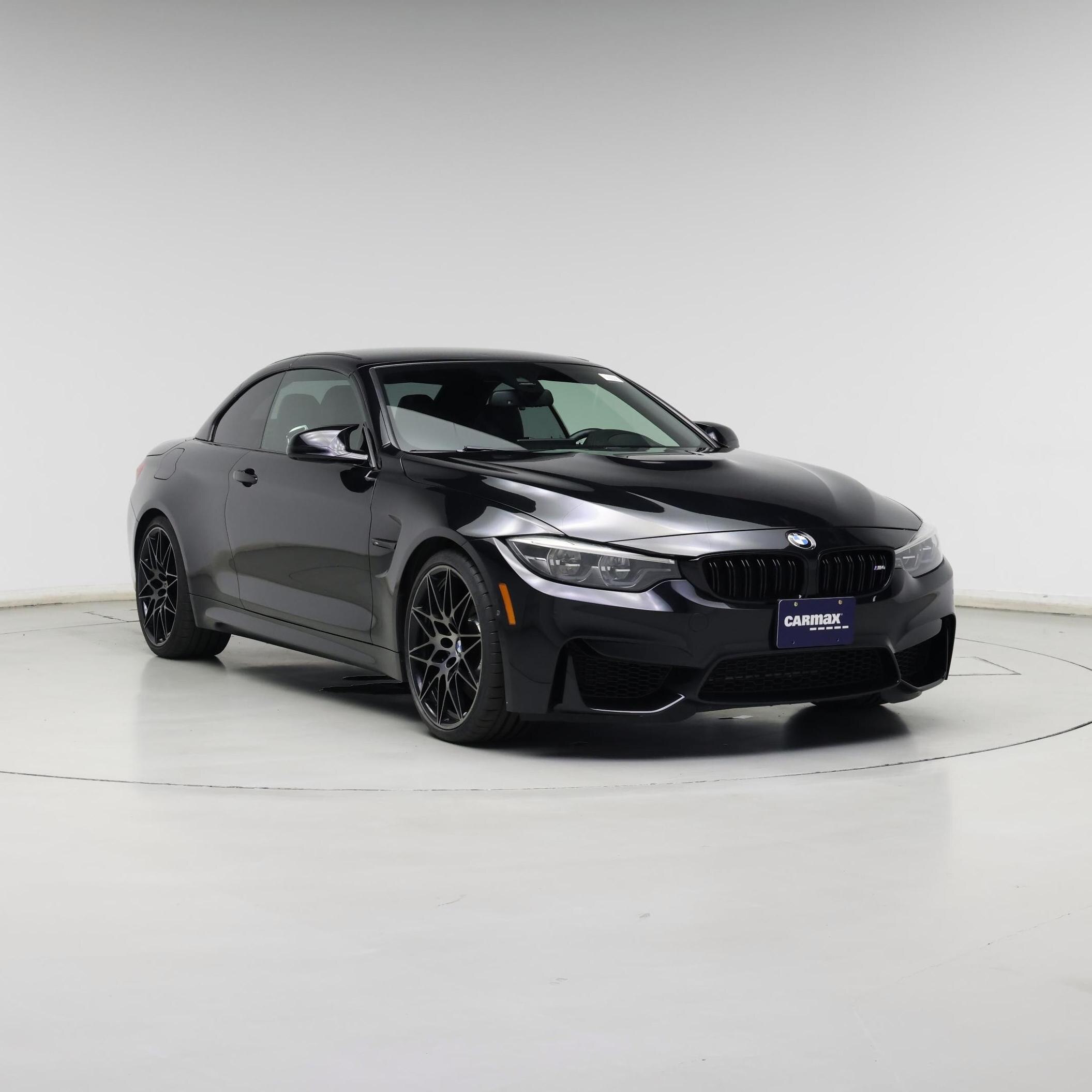 Black 2018 BMW M4 Convertible Rear-Wheel Drive Automatic