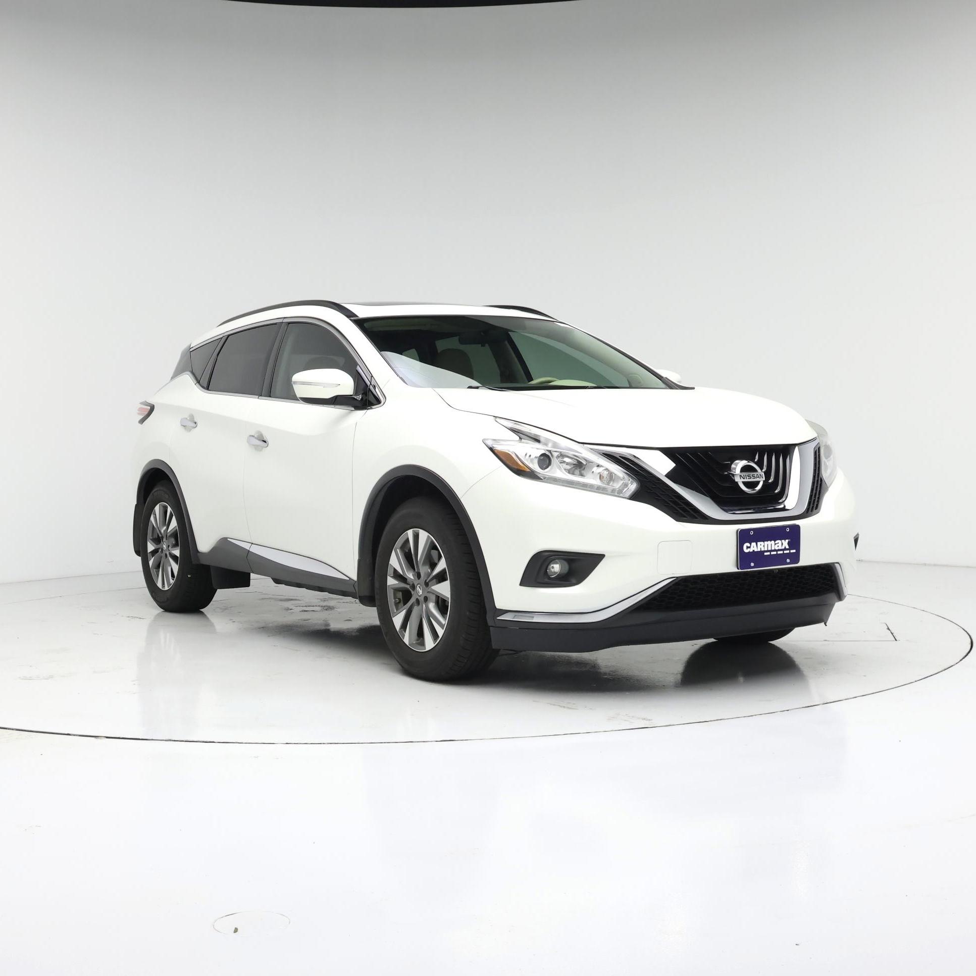 White 2015 Nissan Murano SUV / Crossover Front-Wheel Drive Automatic