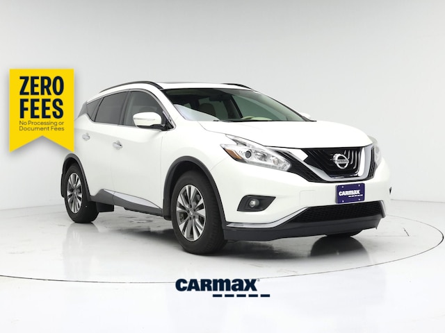 White 2015 Nissan Murano SUV / Crossover Front-Wheel Drive Automatic