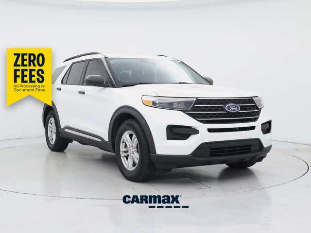White 2020 Ford Explorer SUV / Crossover Rear-Wheel Drive Automatic