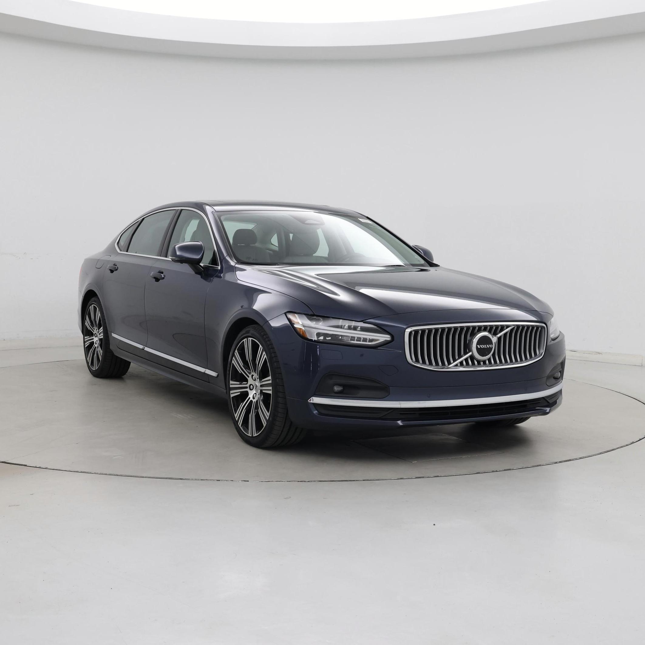 Blue 2023 Volvo S90 Sedan All-Wheel Drive Automatic