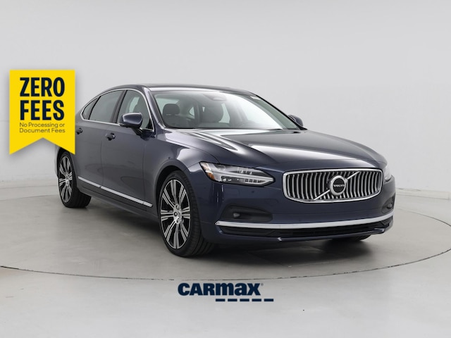 Blue 2023 Volvo S90 Sedan All-Wheel Drive Automatic