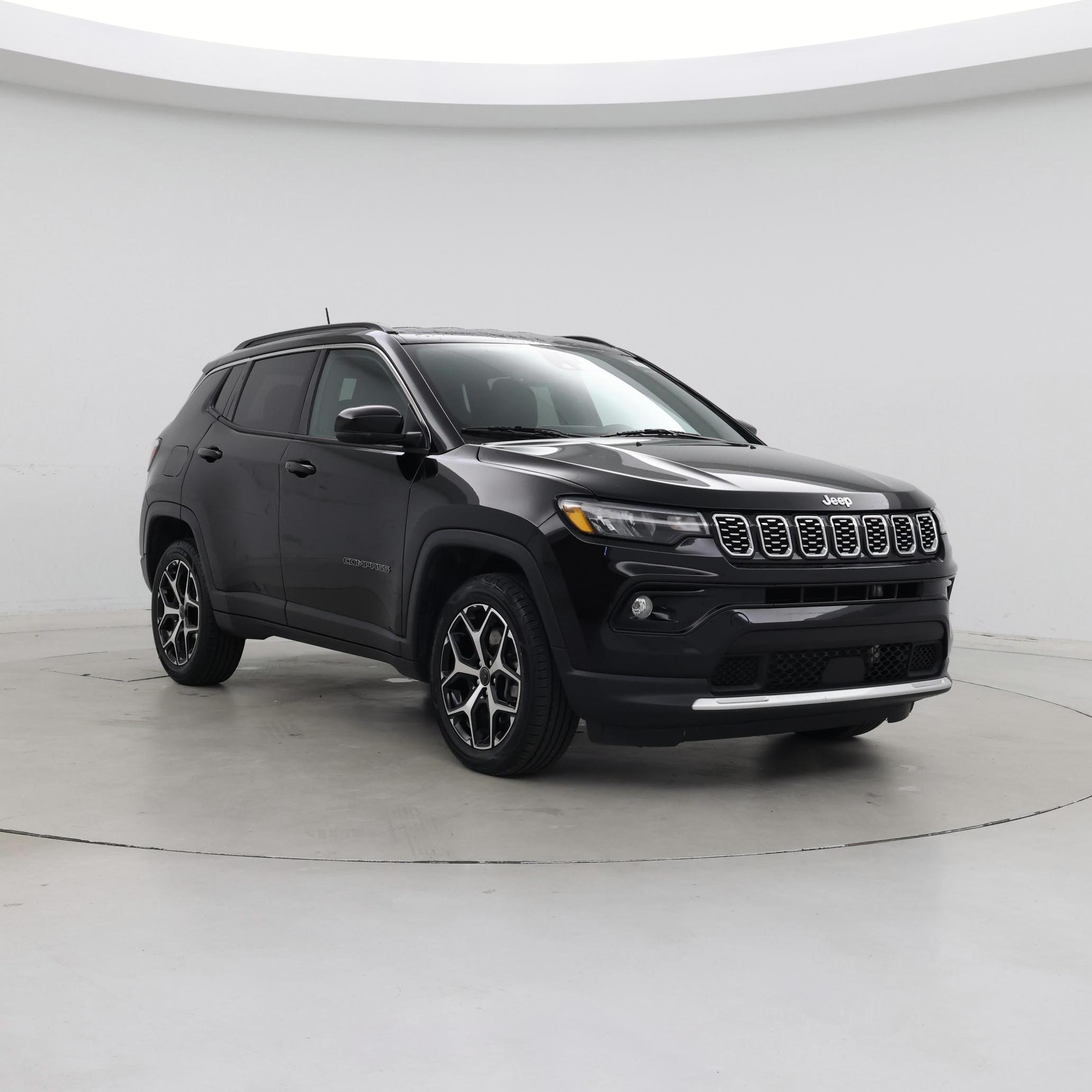 Black 2025 Jeep Compass SUV / Crossover Four-Wheel Drive Automatic