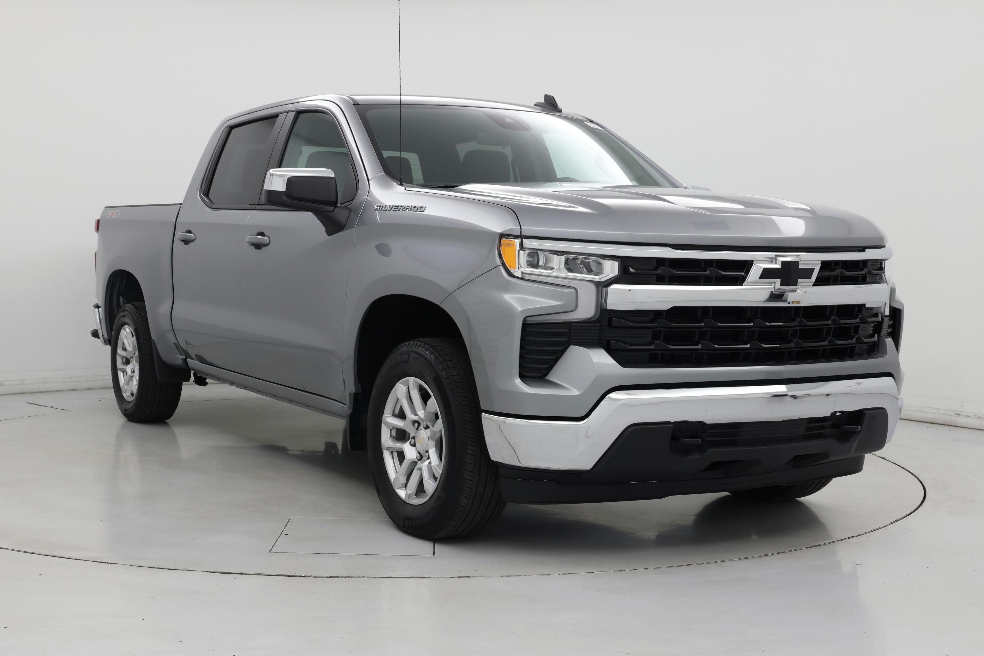 Gray 2024 Chevrolet Silverado 1500 Pickup Truck Four-Wheel Drive Automatic