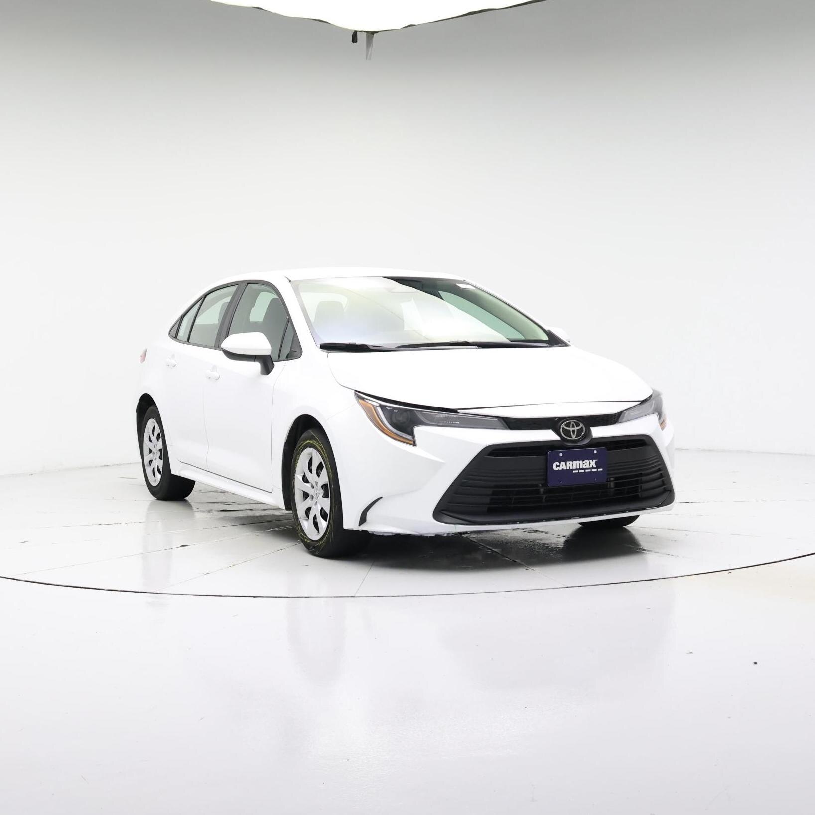 White 2025 Toyota Corolla Sedan Front-Wheel Drive Automatic