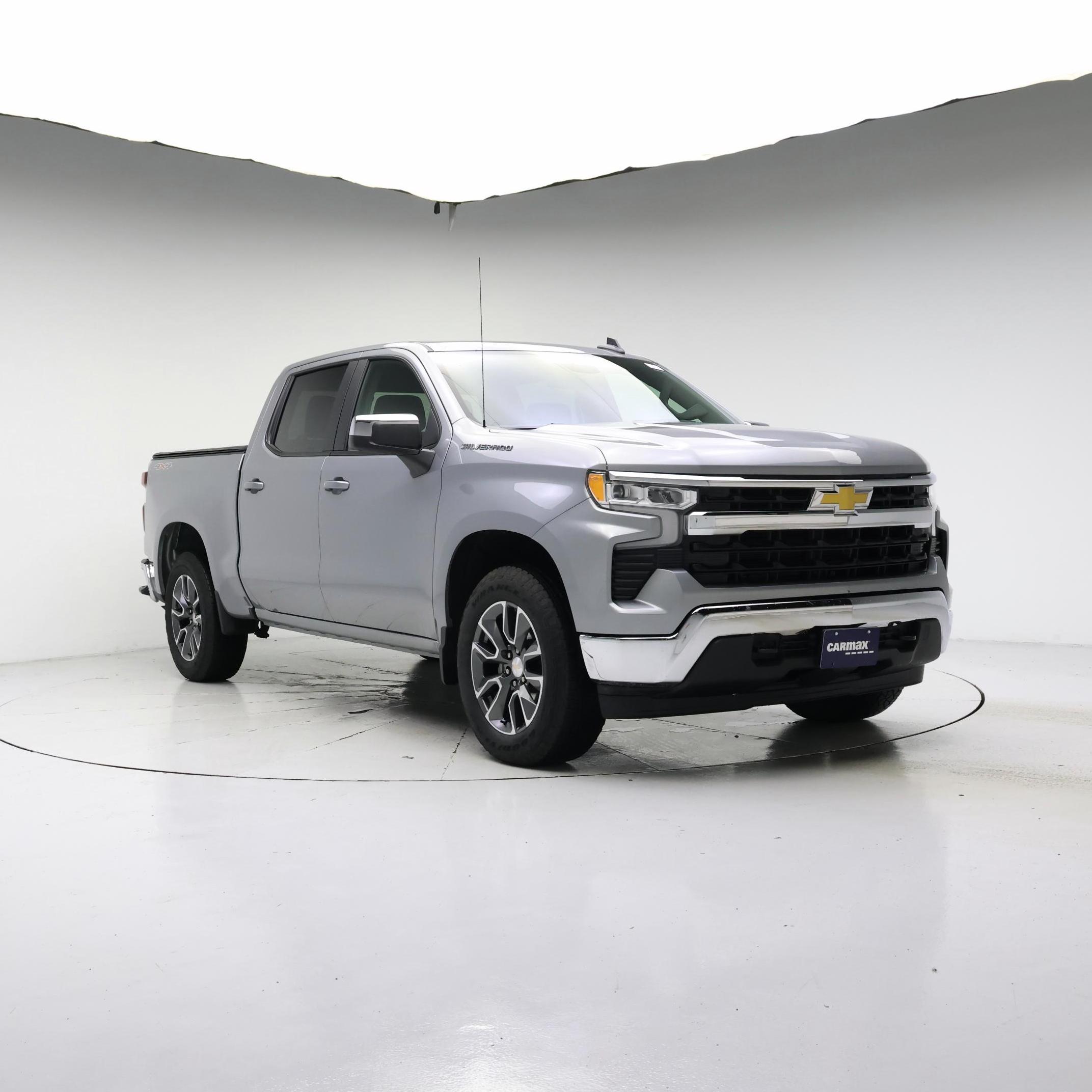 Gray 2024 Chevrolet Silverado 1500 Pickup Truck Four-Wheel Drive Automatic