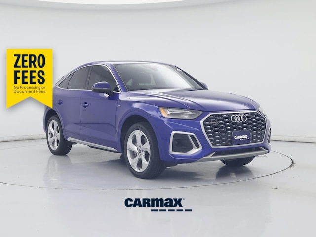 Blue 2023 Audi Q5 Sportback Sedan All-Wheel Drive Automatic