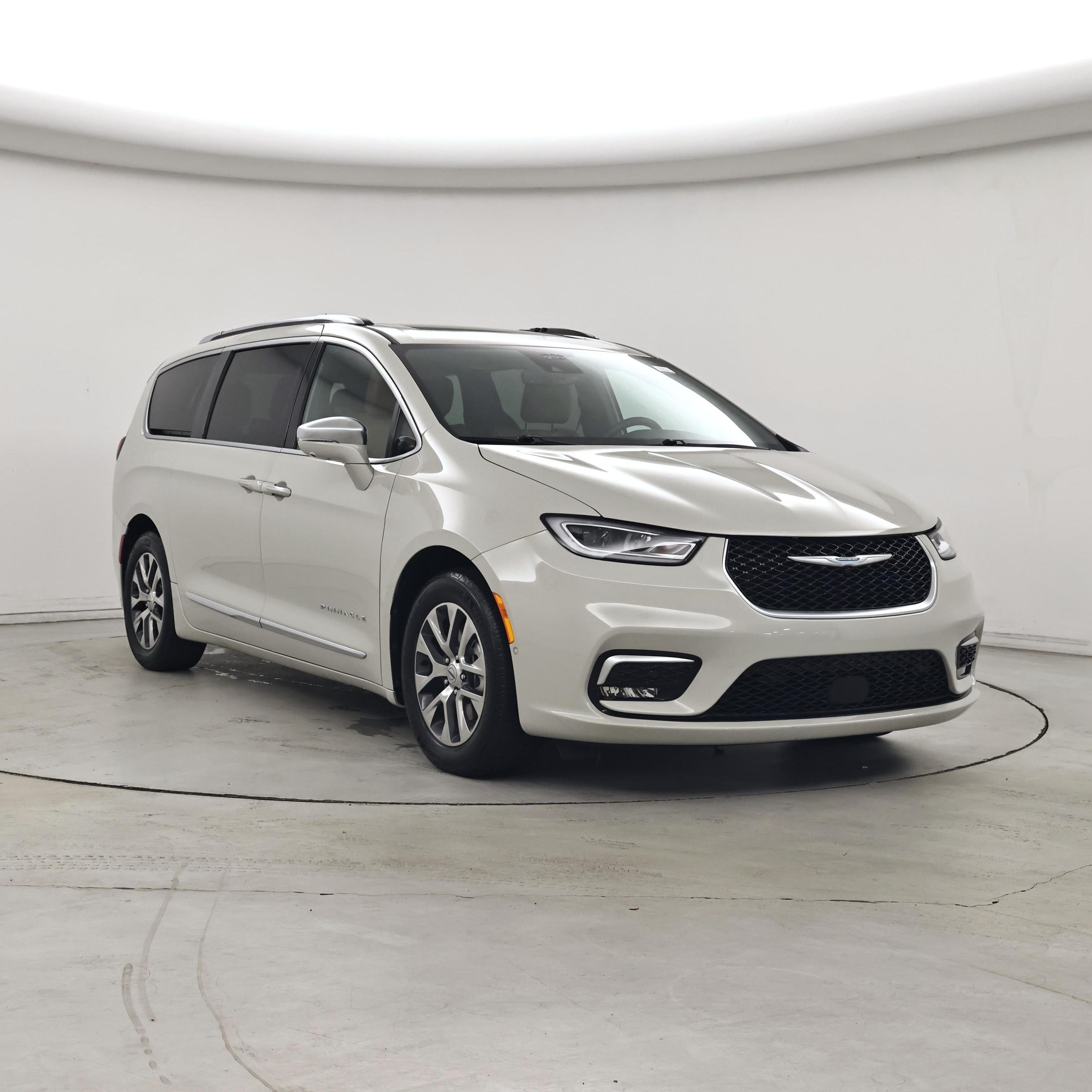 Gray 2021 Chrysler Pacifica Hybrid Minivan Front-Wheel Drive Automatic