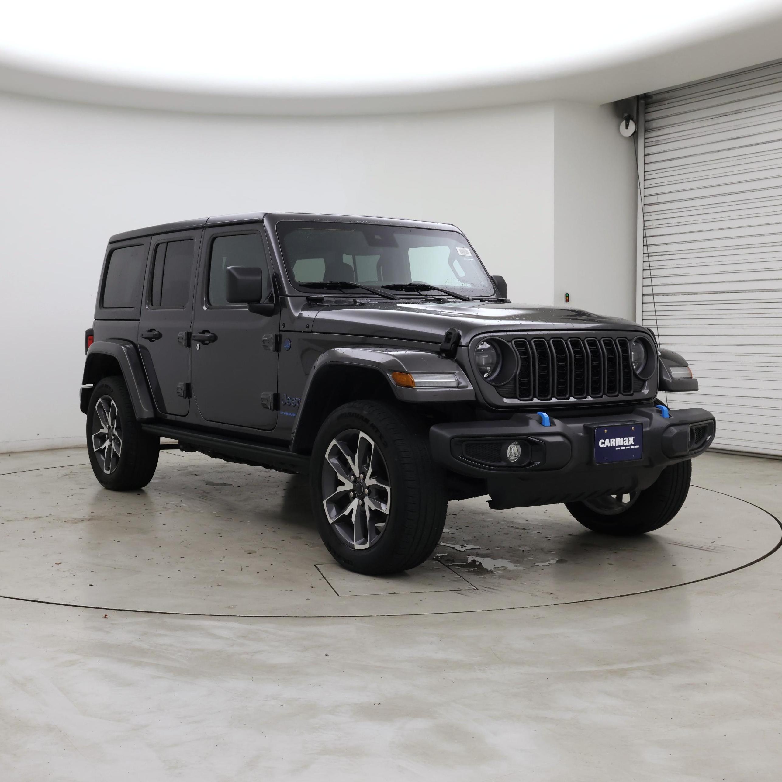 Gray 2024 Jeep Wrangler 4xe SUV / Crossover Four-Wheel Drive Automatic