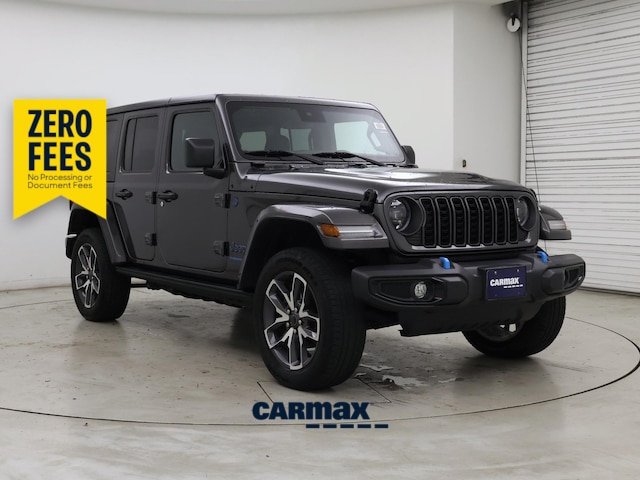 Gray 2024 Jeep Wrangler 4xe SUV / Crossover Four-Wheel Drive Automatic