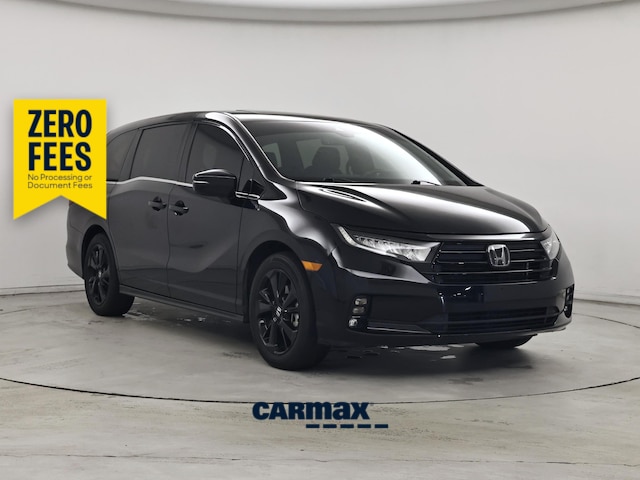 Black 2024 Honda Odyssey Minivan Front-Wheel Drive Automatic