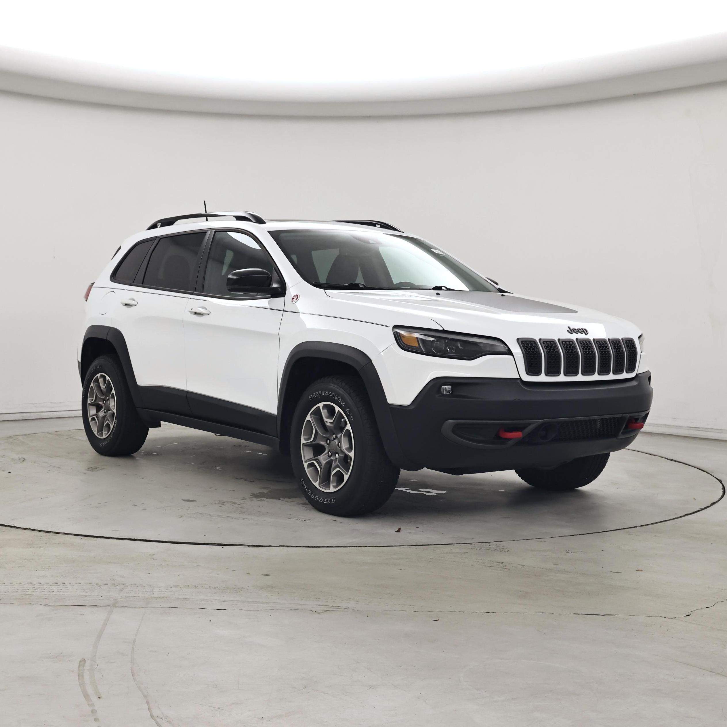 White 2022 Jeep Cherokee SUV / Crossover Four-Wheel Drive Automatic
