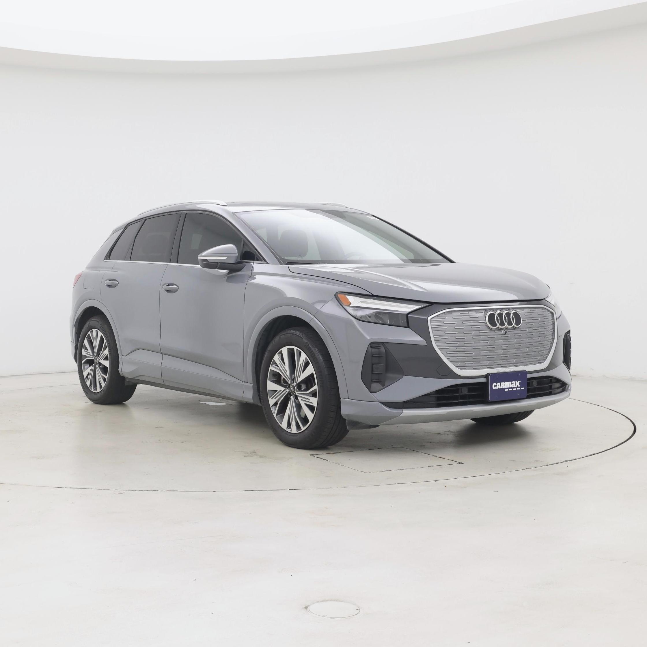 Gray 2023 Audi Q4 e-tron SUV / Crossover Rear-Wheel Drive Automatic