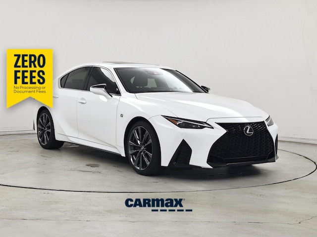 White 2024 Lexus IS Sedan Rear-Wheel Drive Automatic