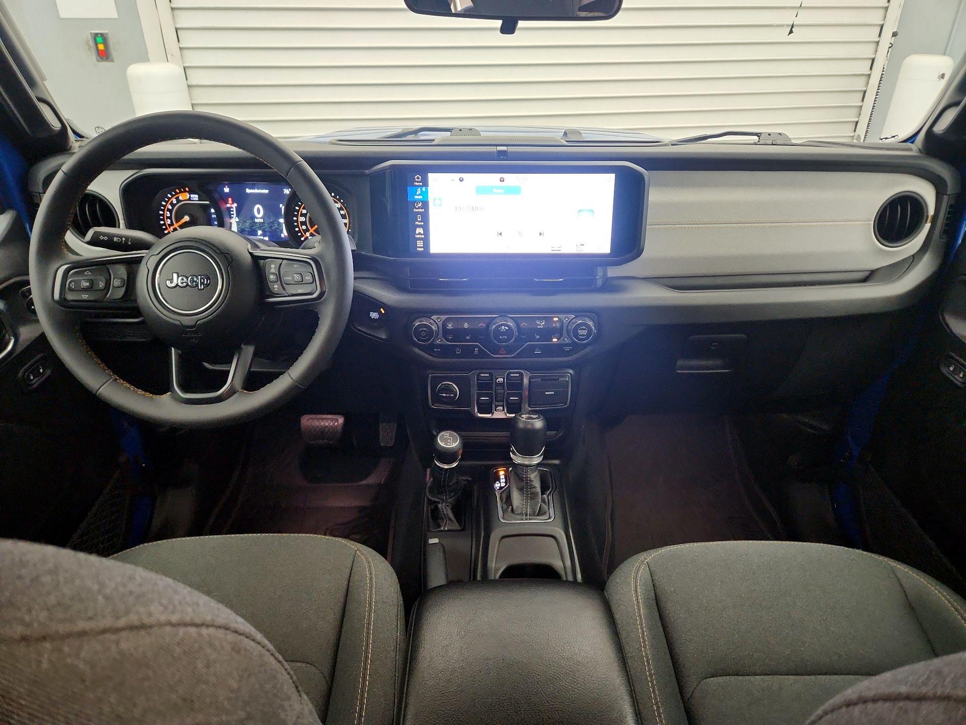 Blue 2024 Jeep Wrangler SUV / Crossover Four-Wheel Drive Automatic