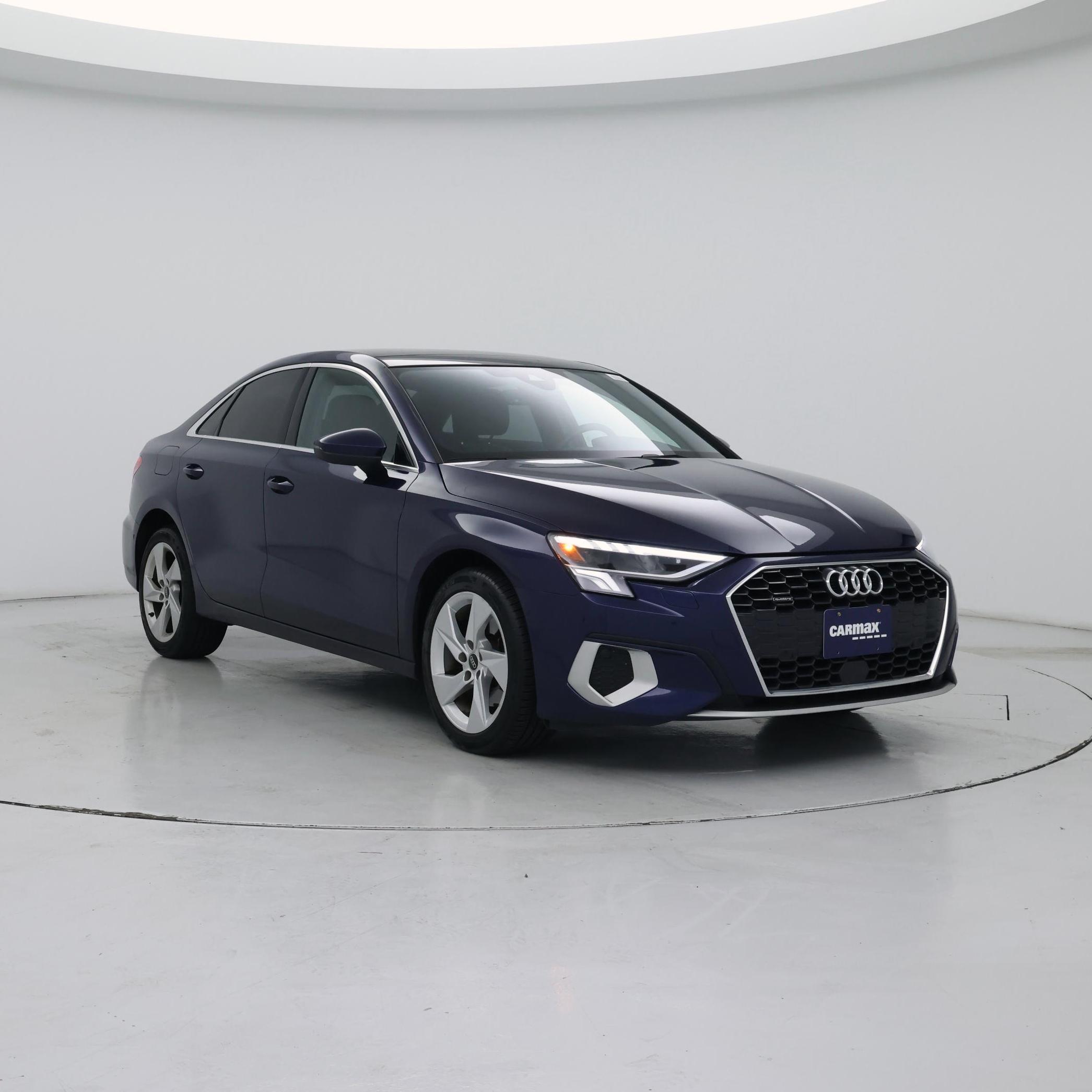 Blue 2023 Audi A3 Sedan All-Wheel Drive Automatic