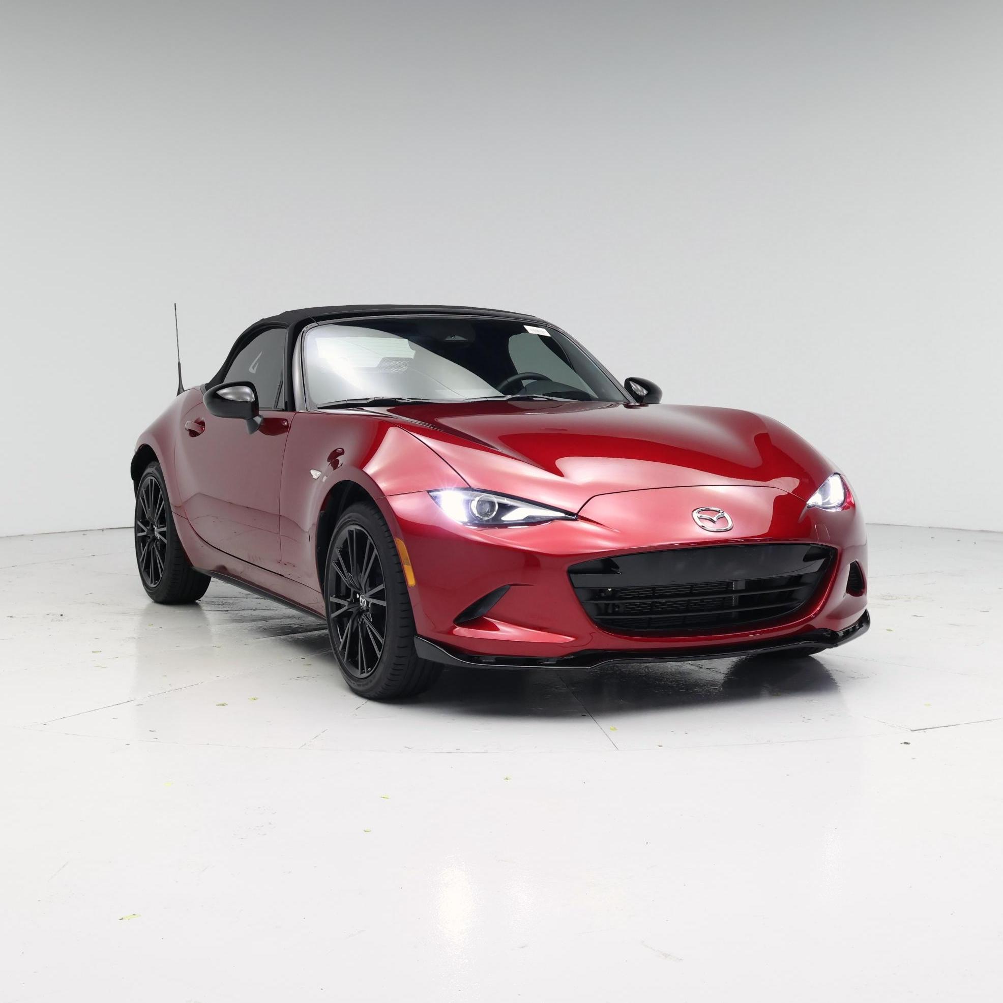 Red 2025 Mazda MX-5 Miata Convertible Rear-Wheel Drive Manual