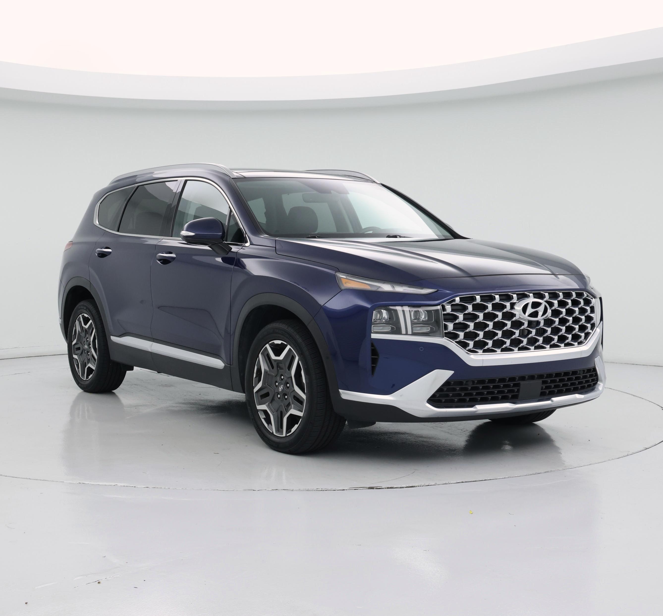 Blue 2021 Hyundai Santa Fe SUV / Crossover Front-Wheel Drive Automatic